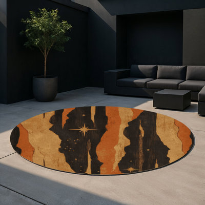Tapis intérieur et extérieur Rustling Horizons