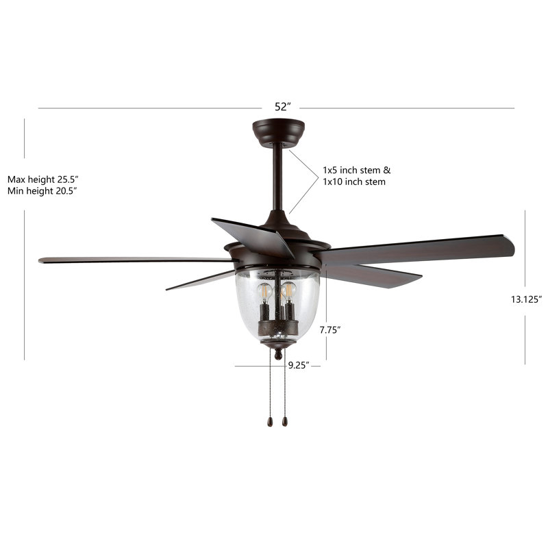 Belhaven 52'' Ceiling Fan with Light Kit