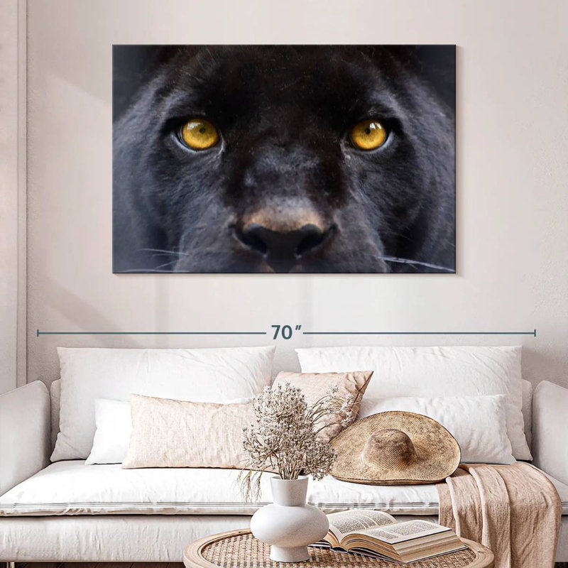 Brampt Panther Eyes, 32" H x 48" W
