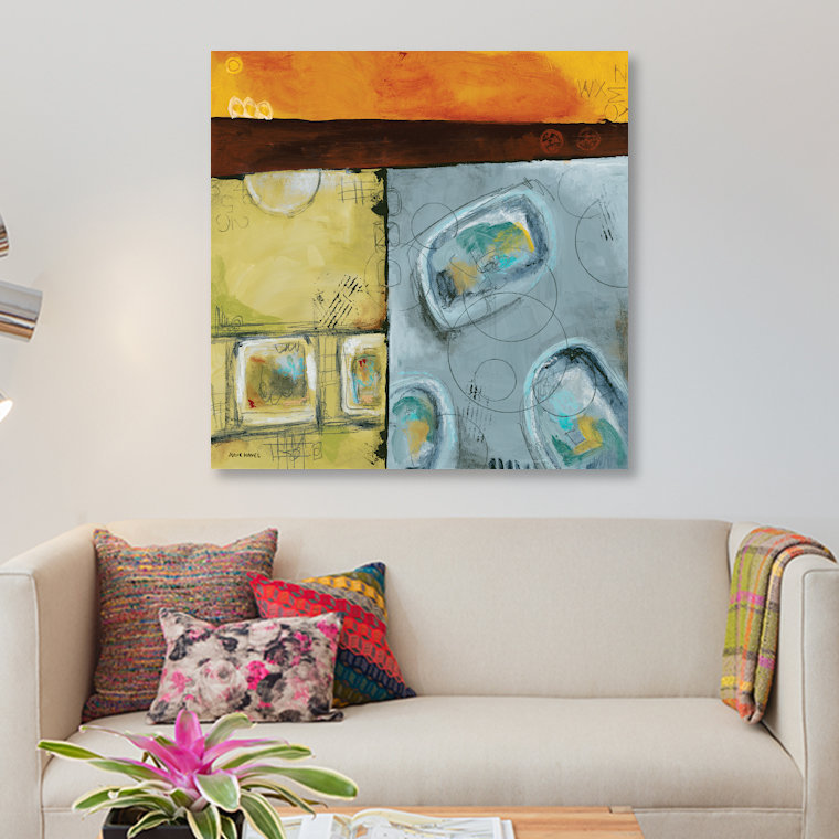« unity iv », impression sur toile, H 48 po x l 48 po x P 1,5 po, Pas de tapis, Toile tendue