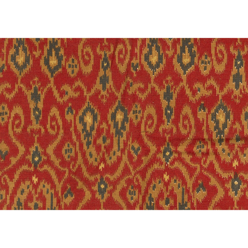 Flatweave Wool Ikat Area Rug