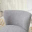 Chaise d'appoint d'appoint avec pieds gris anthracite