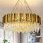 Lustre gradué à gradins avec accents de cristal