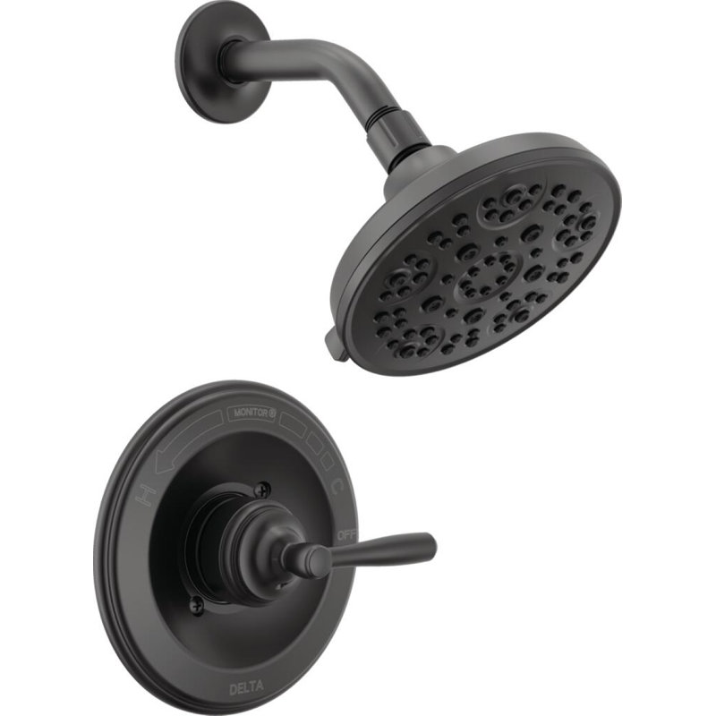 Monitor 14 Series Shower Only, Matte Black