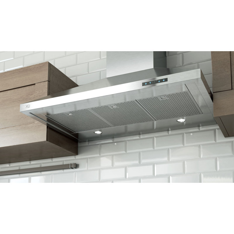 36" 1000 CFM Convertible Wall Mount Range Hood in Stainless Steel, 42"