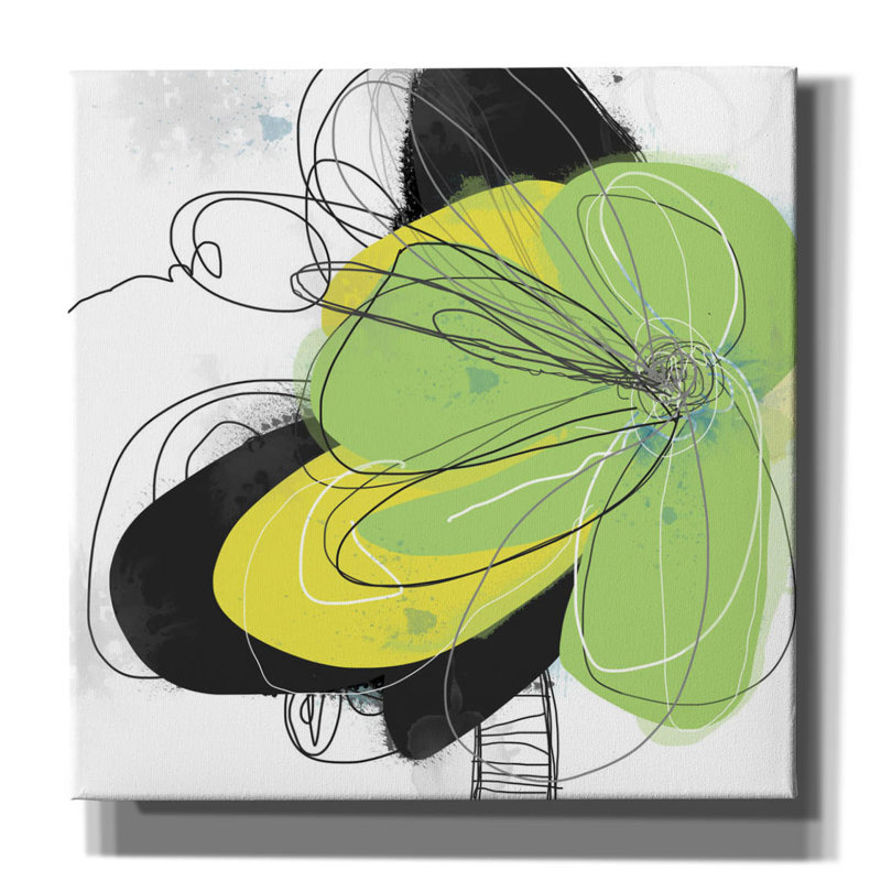 «Joyful Soul 2» par Jan Weiss, art mural sur toile, 12 po x 12 po, H 26 po x l 26 po x P 1,5 po