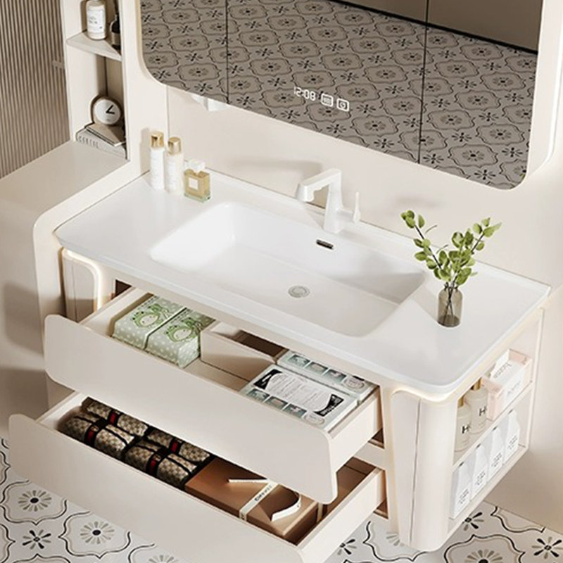 Simple light luxury bathroom cabinet