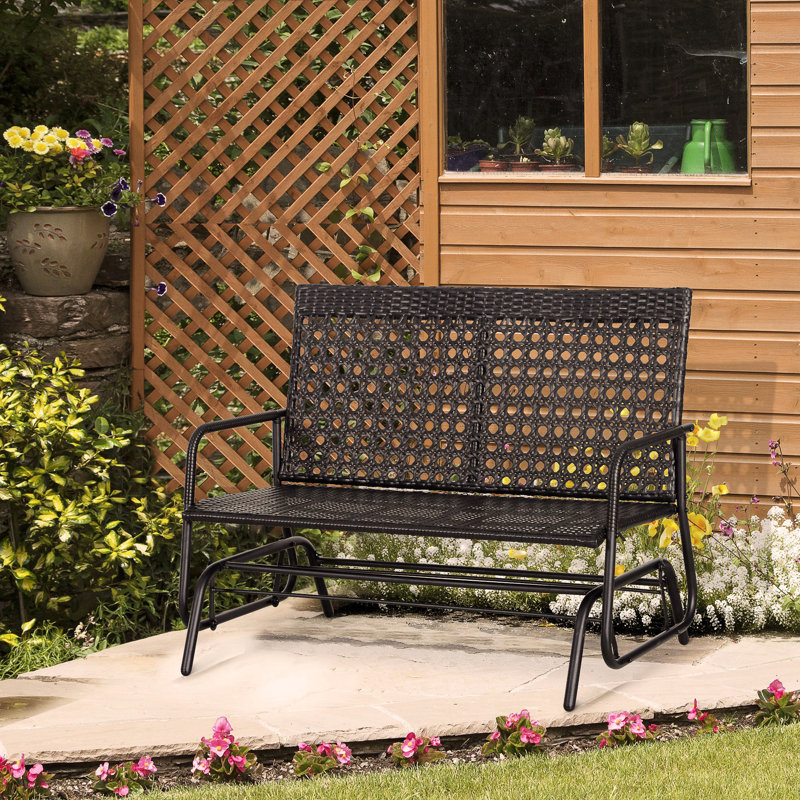 Chaise berçante polyvalente en osier pour la détente