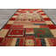 Tapis de couloir unique rouge 2 pi 7 po x 12 pi 3 po Tikeya