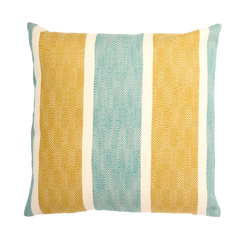 Coussin Los Angeles, Orange/bleu, Pas de bourre