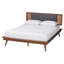 Lit plateforme en tissu Baxton Studio Delfina-1914866423