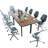 Jmarcus Metal Base Writing Desk
