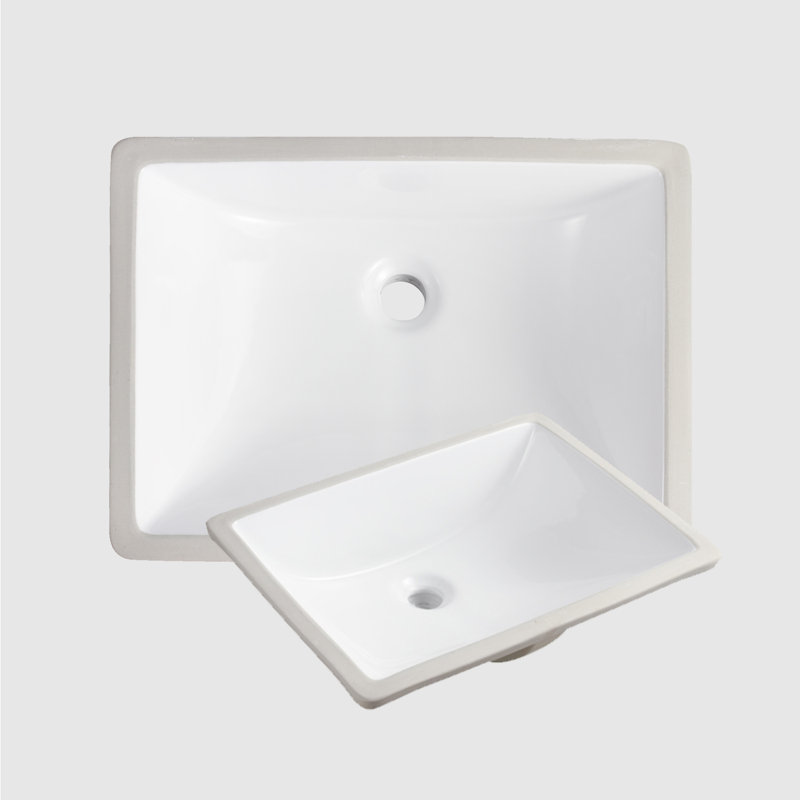 NOBLE 1813W Rectangular Undermount Bathroom Sink