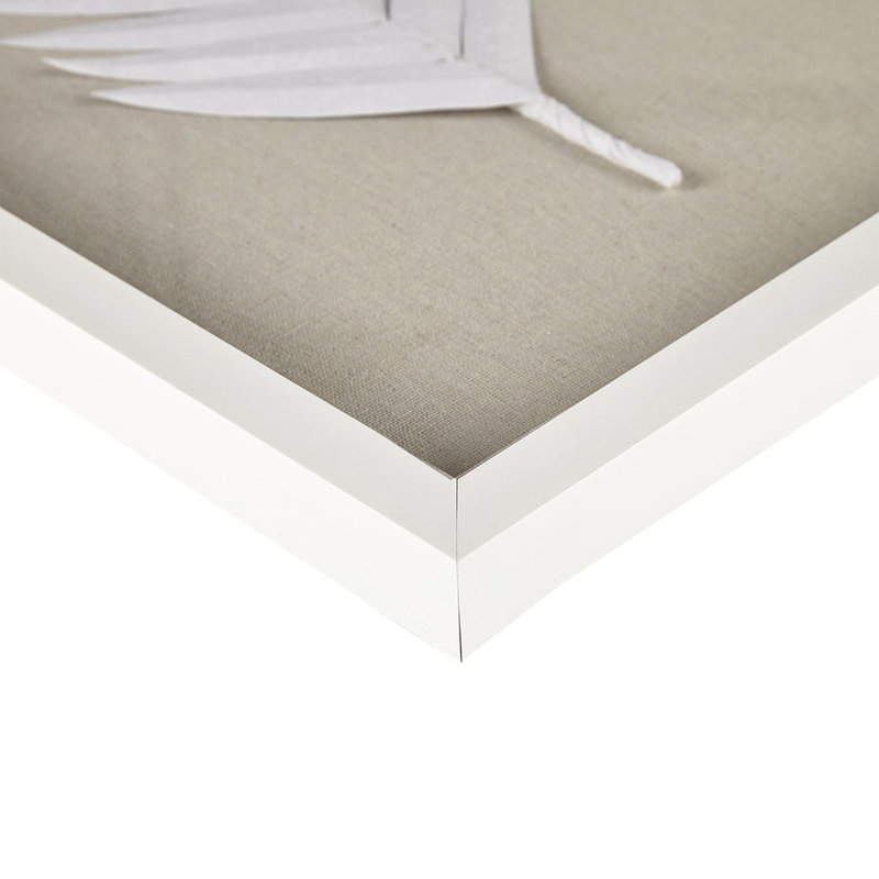 3 feuilles de papier de riz, œuvre d'art murale - décoration intérieure encadrée