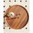 Small Round Solid Wood Tray Top End Table