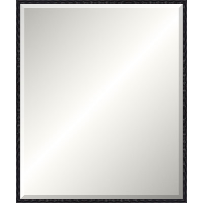 Antique Black Wave Signature Mirror