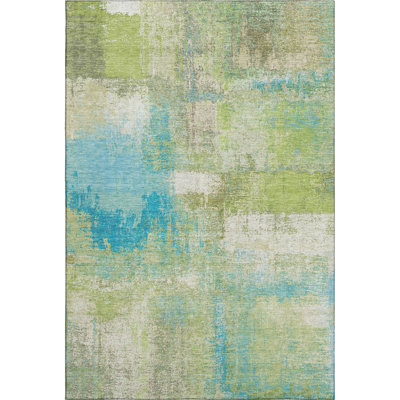 Premium Machine Washable Kumbhar AMF1354 Modern Rug