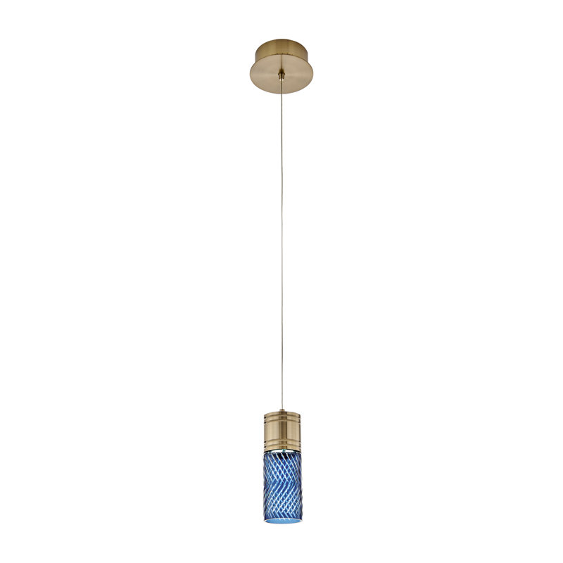 Luminaire suspendu en laiton à DEL Kiriko 6 po (6 watts)