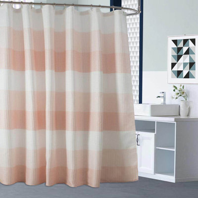 Topawa Striped Shower Curtain