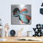 Art mural en métal Lark Manor ™ «The Flower Dances 1» par Jan Weiss-1192417824
