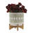 Stoneware Planter with Stand - Modern Ceramic Pot with Raised Detailing, Durable Base, Stylish Decorative Accent for Indoor and Outdoor Plants-1265929654-1265929650