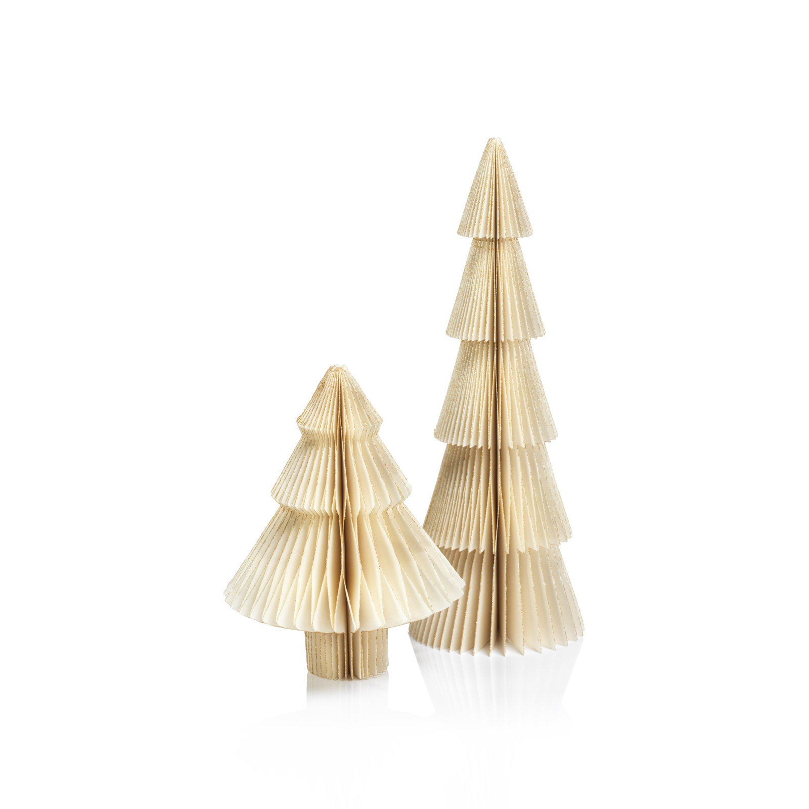 Miriam 6-Piece Paper Tabletop Tree Set, Ivory