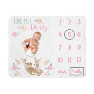 Couverture pour bébé cerf