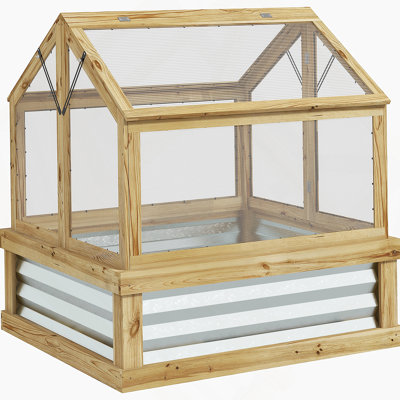 Versatile Raised Garden Bed With Advanced Greenhouse Feature For Thriving Plants