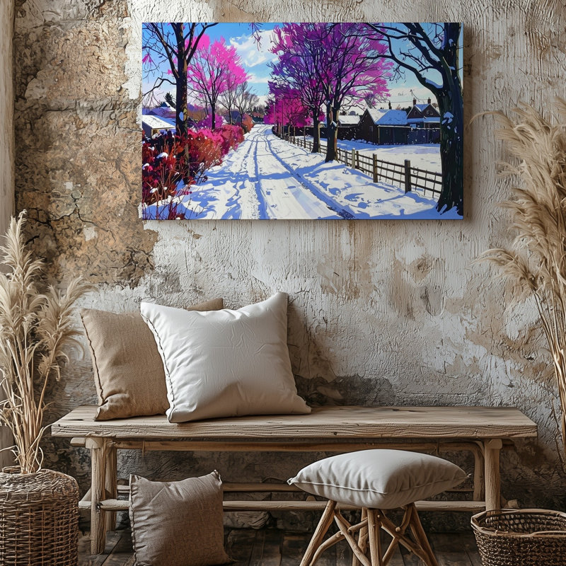 Toile Magenta, H 20 po x l 30 po
