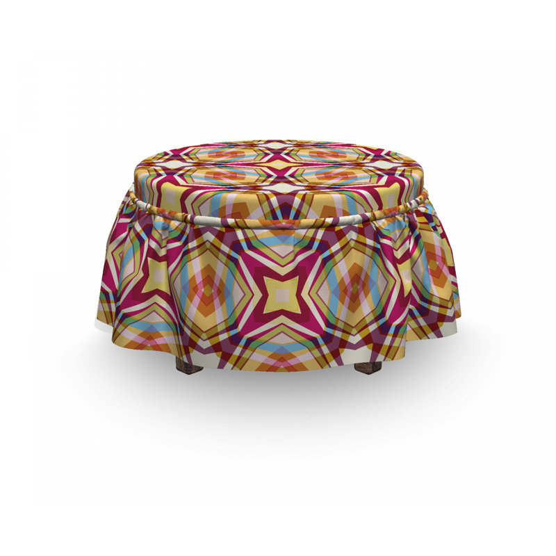Housse pour repose-pieds vibrant