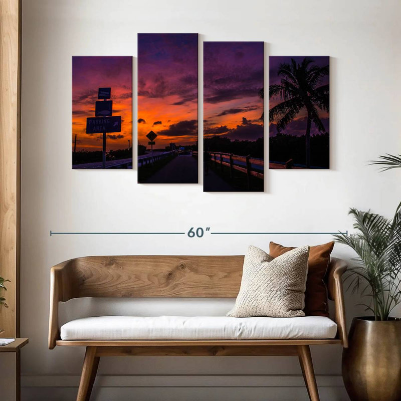 Mehar Sunless Florida Bridge, 32" H x 52" W