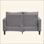 Canapé moderne à 2 places avec structure en bois et coussin à haute résilience, petit canapé peu encombrant pour le salon, la chambre à coucher et un appartement-1785535005