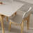 Nordic minimalist rectangular dining table set-104041806