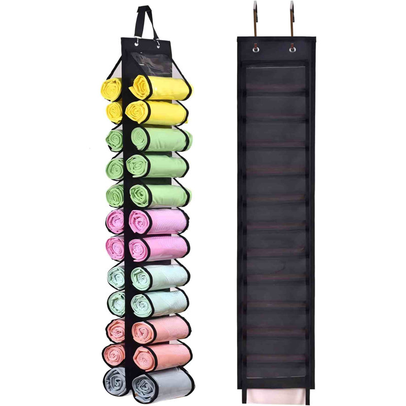 Le support de rangement pour sac de rangement pour les jambes peut contenir 24 jambières ou chemises.