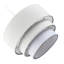 Contemporary Round Triple Tier Cotton Fabric Pendant Light Shade-27687550