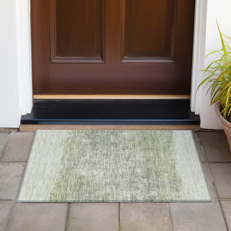Tapis intérieur / extérieur lavable à la machine Eden ACN2214, Rectangle 1 pi 8 po x 2 pi 6 po