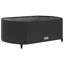  Ensemble de 7 chaises de patio noires