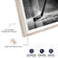 «Blade on Ice Shadowbox», art mural Mancave par Notoriart, cadre blond, 24 x 36-655508268-655508265