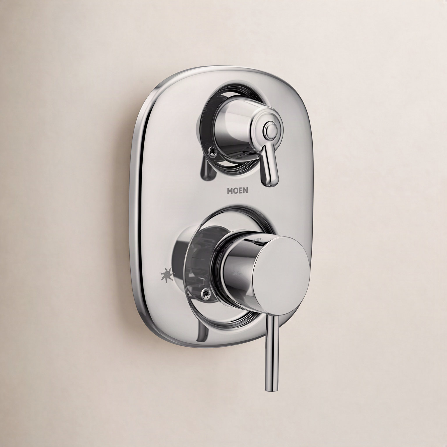 Align 3-Function Thermostatic Shower Valve Trim, Chrome