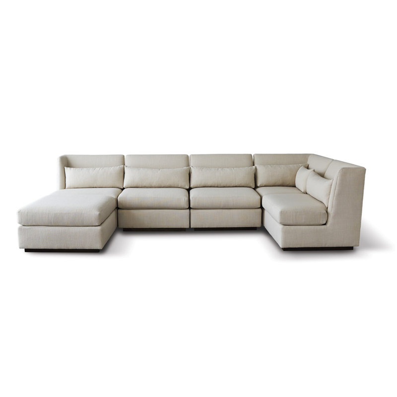 Alder Sectional Ottoman-Moonstone