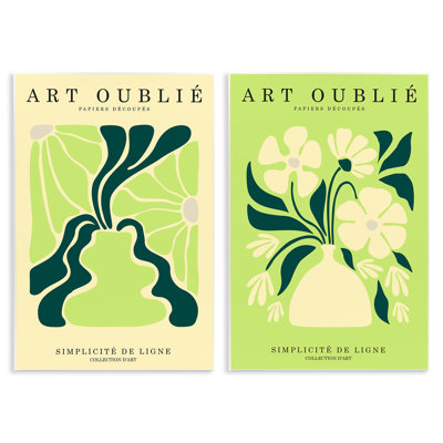 «Green French Museum», ensemble de 2 affiches murales par Incado