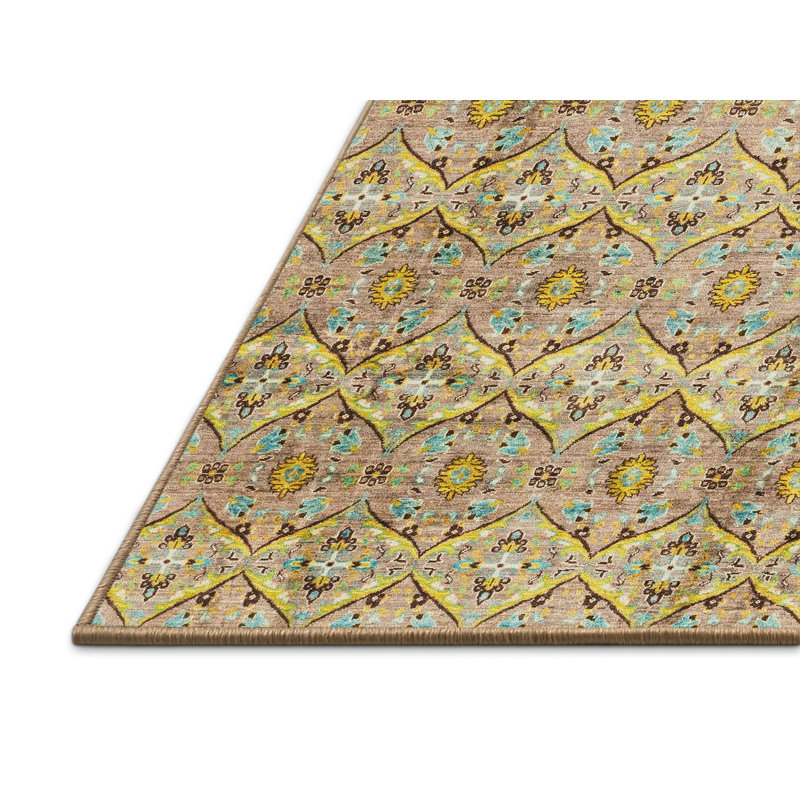 Abstract Indoor Rug, Rectangle 5' x 7'