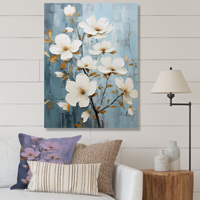 Paix bleue et blanche - impression