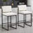 Modern Bar Stools Upholstered Counter Stools With Backrests And Metal Legs Kitchen Stools For Island-324735483