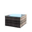 Table basse avec coussins, collection Pat