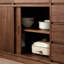 Buffet de rangement multifonctionnel en noyer noir-129098814