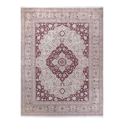 Classic One-of-a-Kind 9'2" X 12'1" Hand Knotted Area Rug
