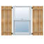 TimberCraft 5 3/8 "planches espacées avec des planches et des lattes, Western Red Cedar (par paire)-36421230-36421302