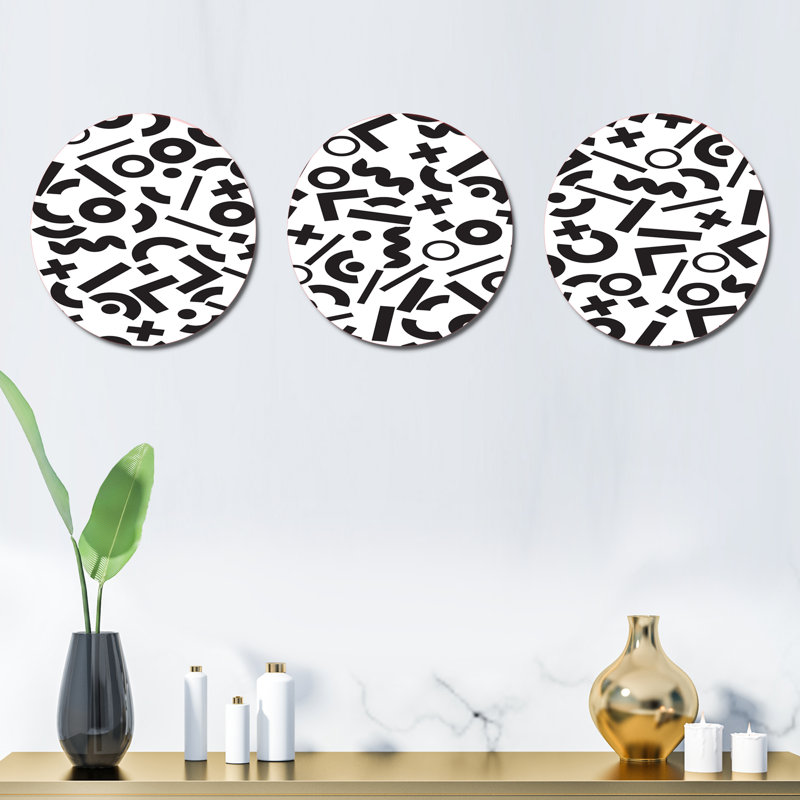 Abstract Wall Decor on Metal
