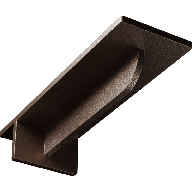 Support de soutien en acier Heaton, H 2 po x l 3 po x P 10 po, Hammered Dark Bronze
